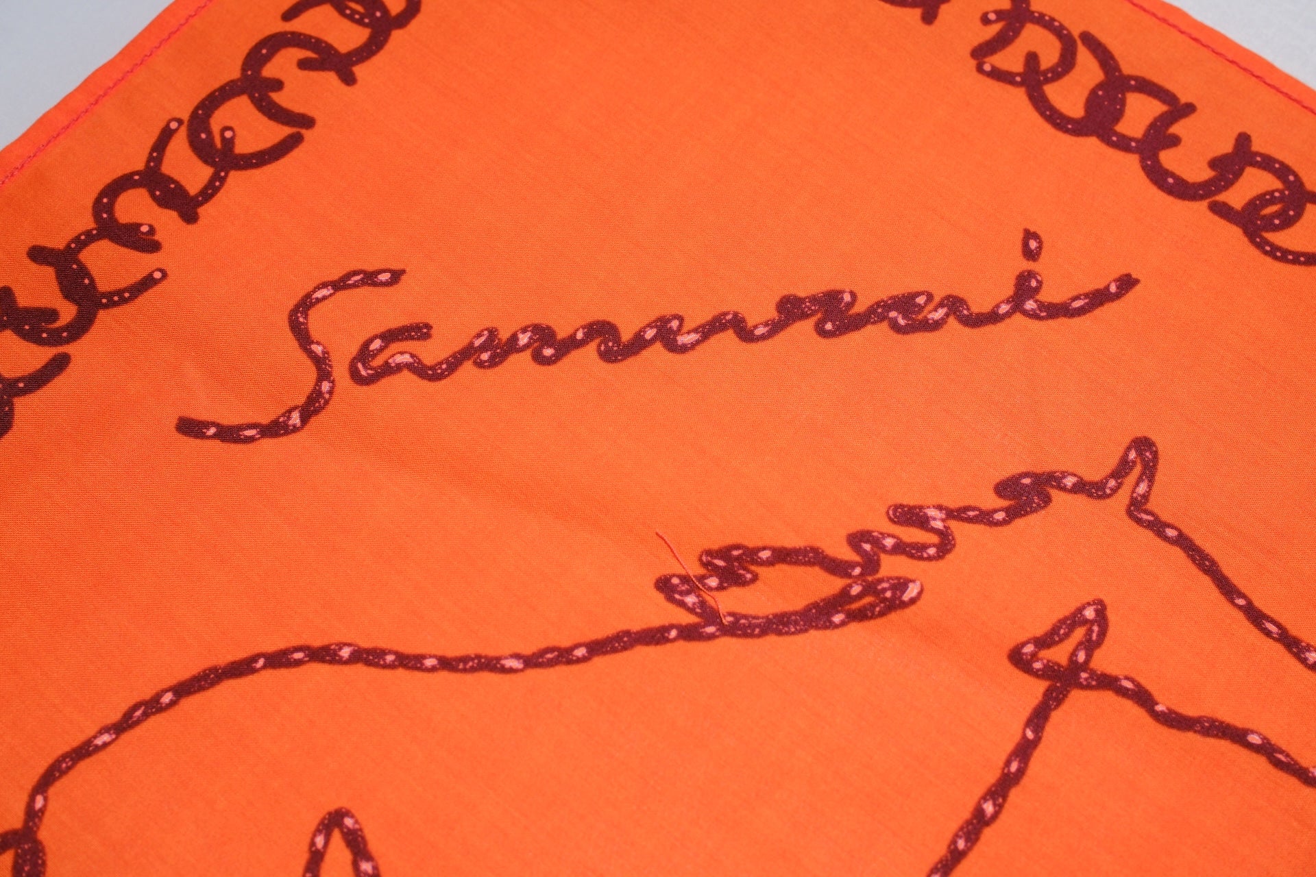 Samurai “Chains of Horses” Bandana  (Orange)
