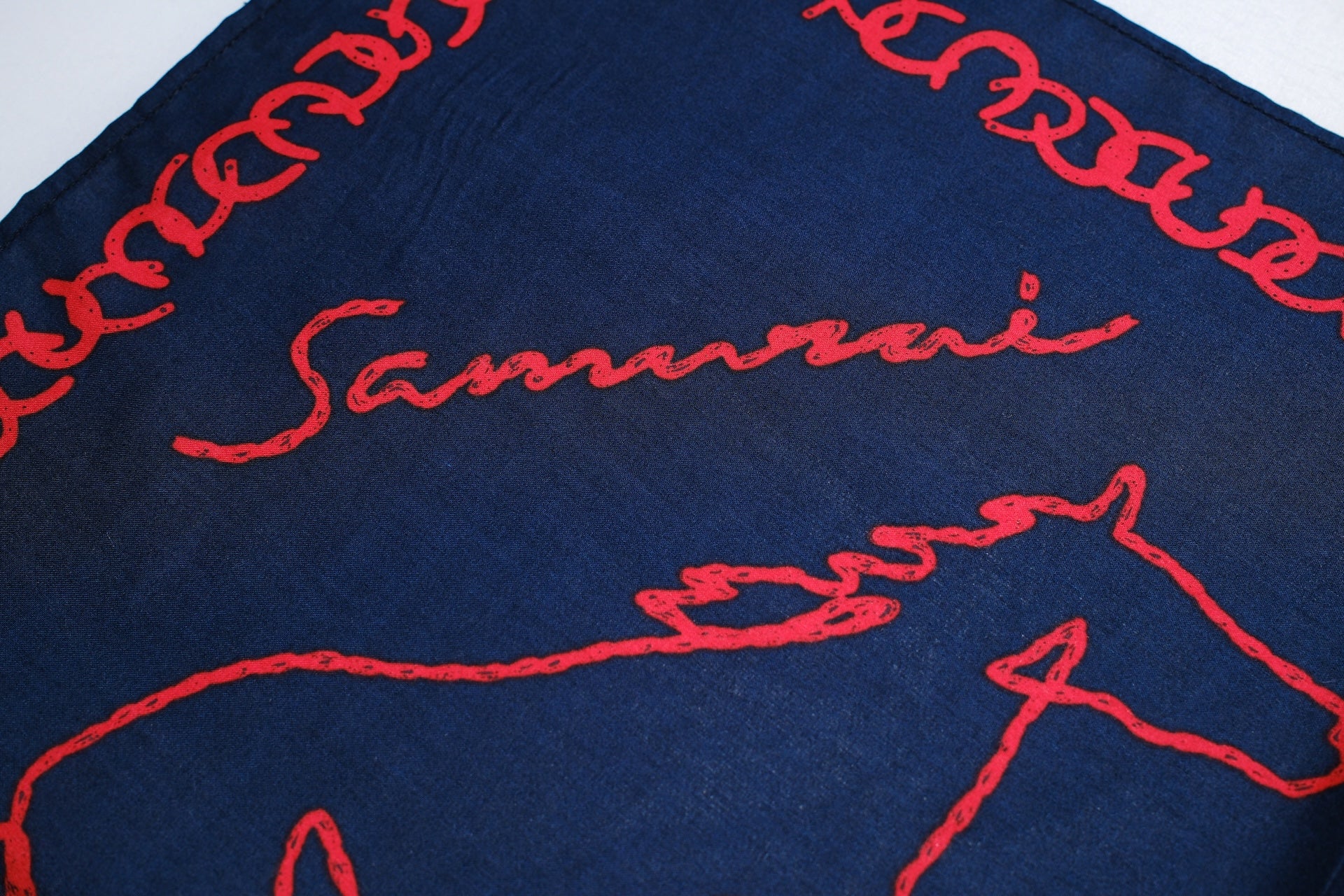 Samurai “Chains of Horses” Bandana (Navy)