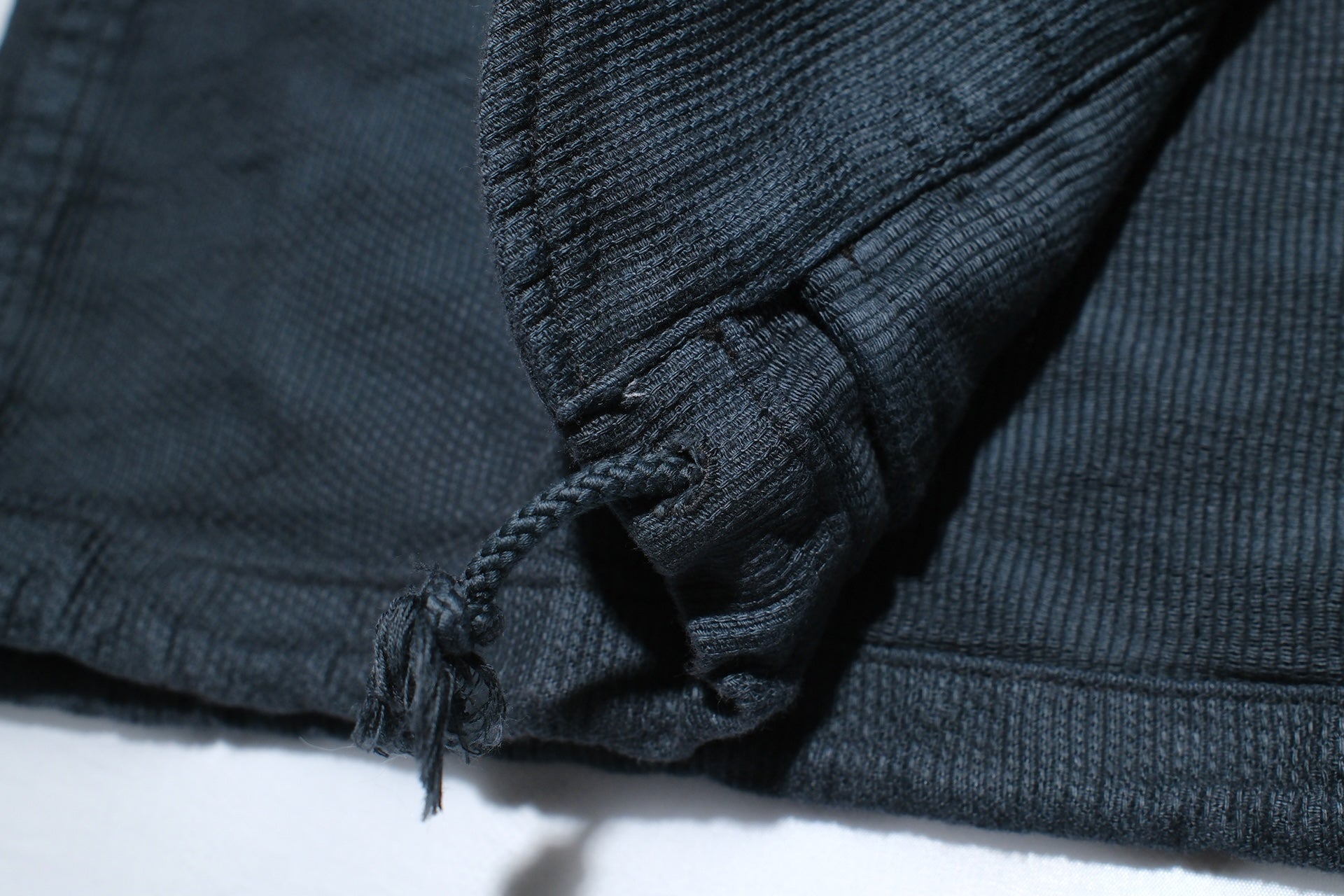 Samurai "All-Seasons" Jagged Deck Cloth Coach Jacket (Sumi Black)