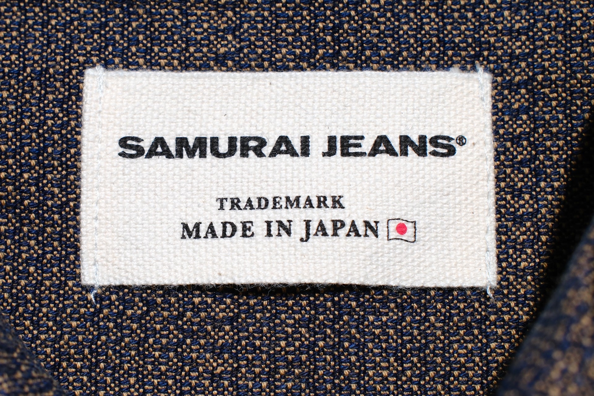 Samurai 10oz “Konako Ai-Madara” Sashiko S/S Open Collar Shirt