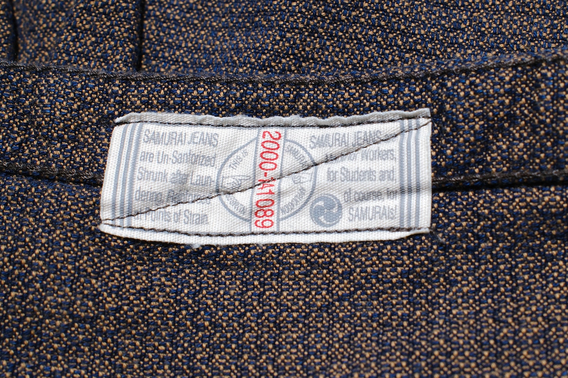 Samurai 10oz “Konako Ai-Madara” Sashiko “Overseas Edition” Work Shirt
