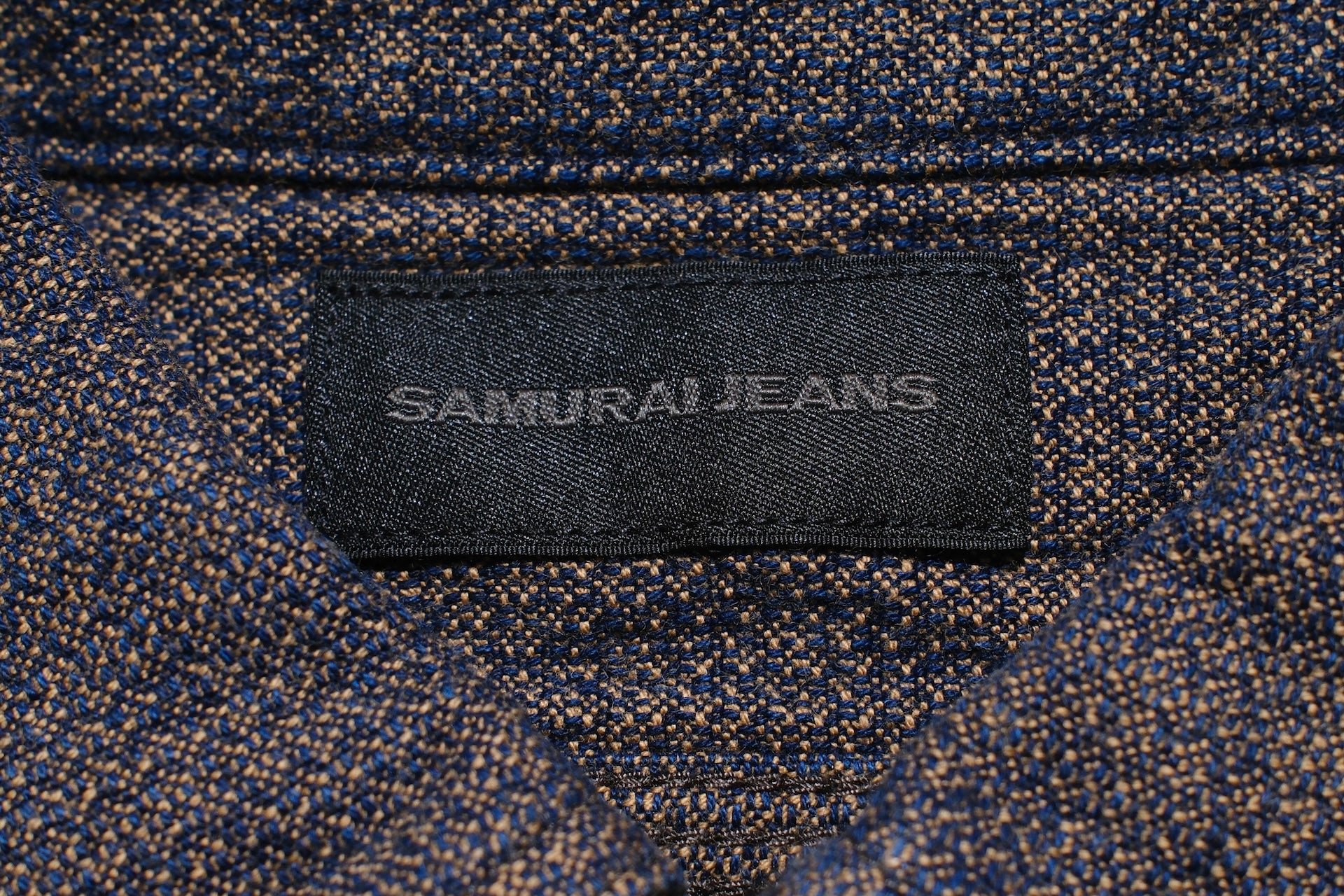 Samurai 10oz “Konako Ai-Madara” Sashiko “Overseas Edition” Work Shirt