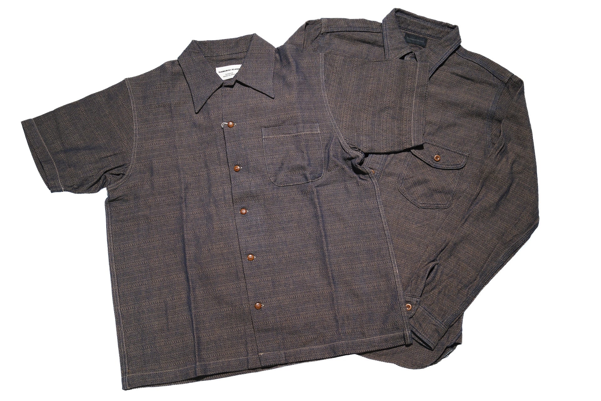 Samurai 10oz “Konako Ai-Madara” Sashiko “Overseas Edition” Work Shirt