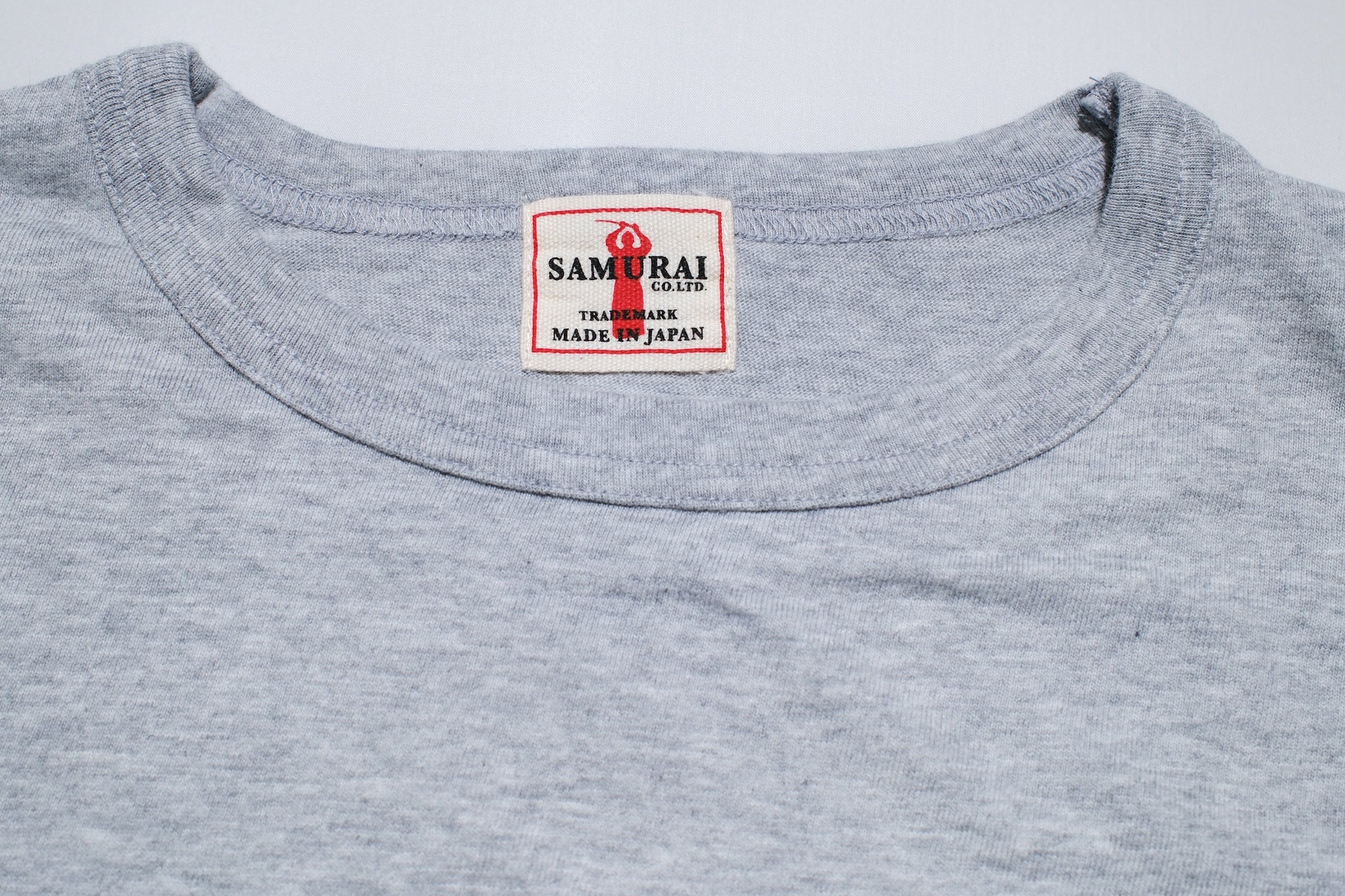 Samurai 6oz ‘26 Version Loopwheeled Tee (Grey)