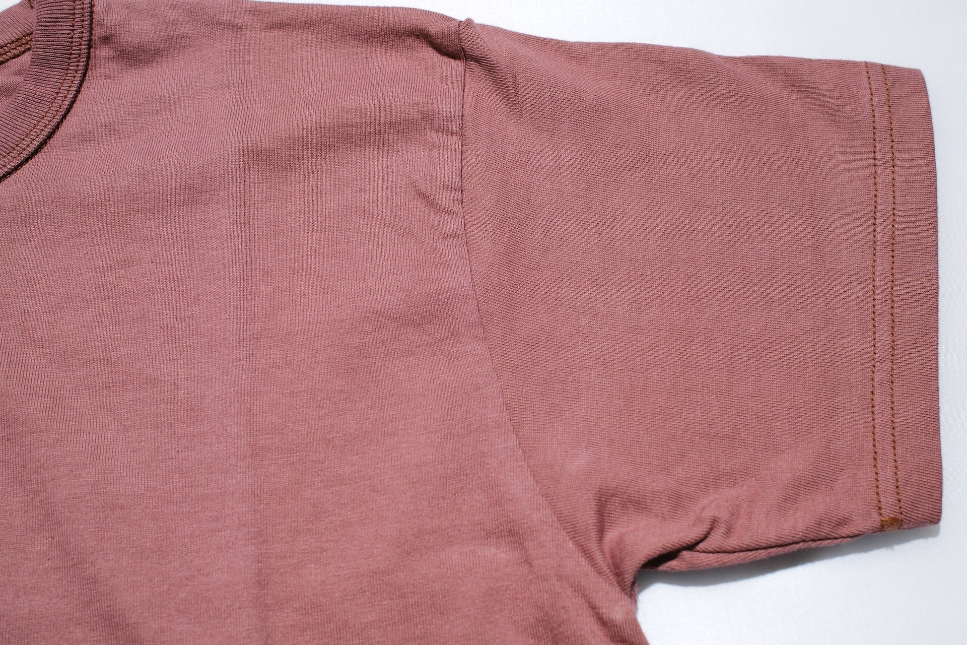 Samurai 8.5oz Loopwheeled "Overseas-Edition" Plain Tee (Bean Red)