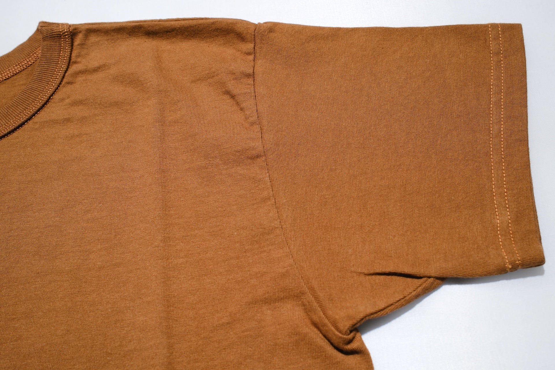 Samurai 8.5oz Loopwheeled "Overseas-Edition" Plain Tee (Deer Brown)