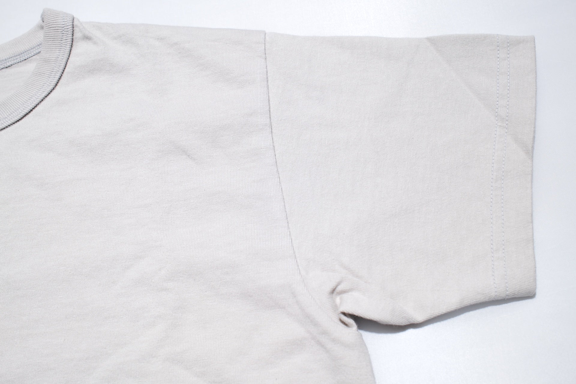 Samurai 8.5oz Loopwheeled "Overseas-Edition" Plain Tee (Light Grey)
