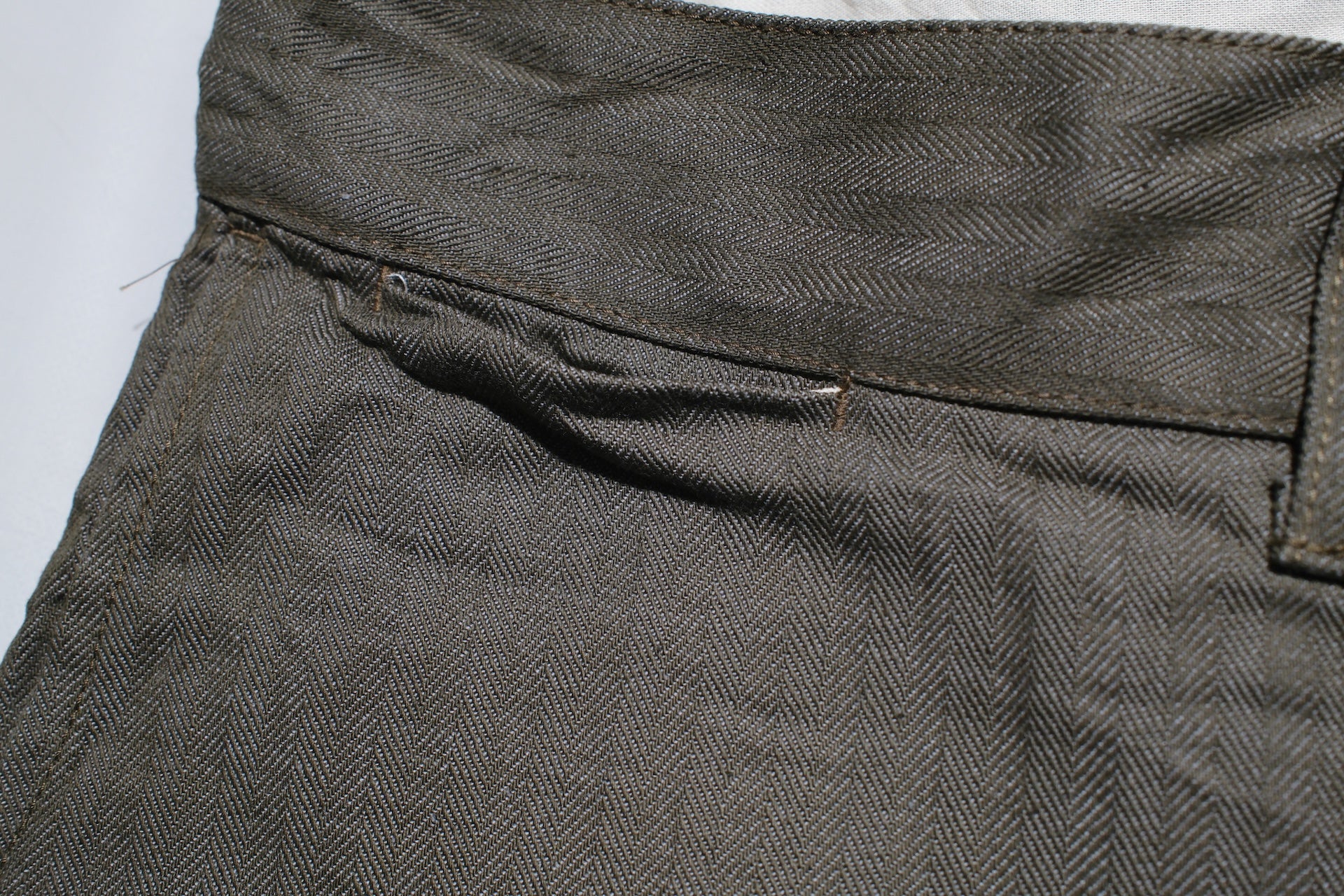 Samurai 13oz HBT Denim Work Shorts (Olive)