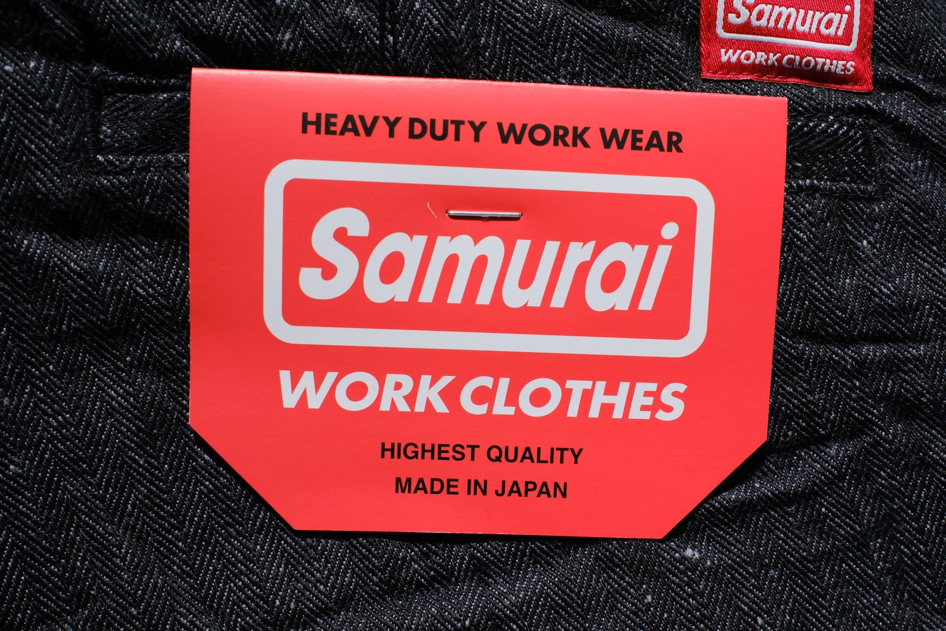 Samurai 13oz HBT Denim Work Shorts (Black)