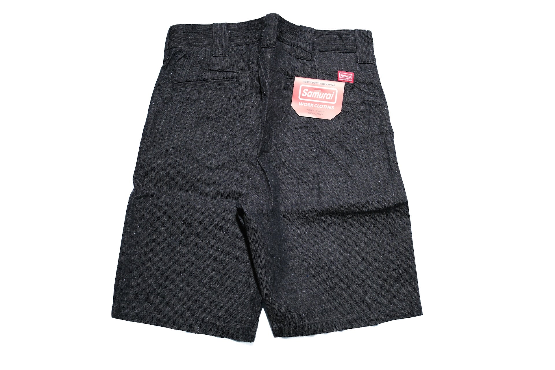 Samurai 13oz HBT Denim Work Shorts (Black)