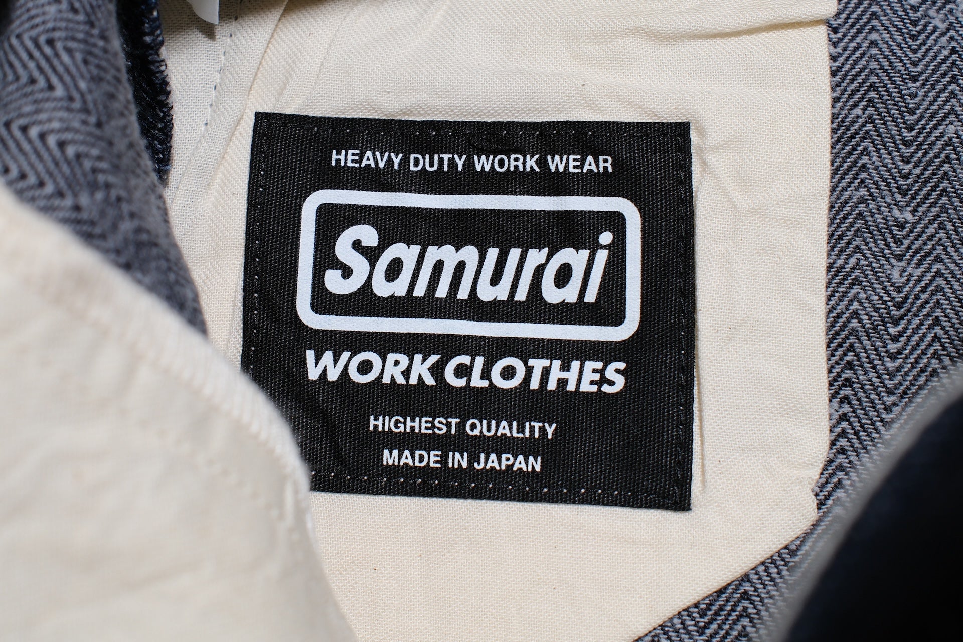 Samurai 13oz HBT Denim Work Shorts (Black)
