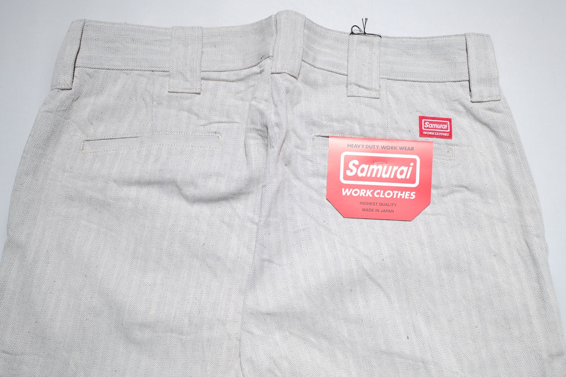 Samurai 13oz HBT Denim Work Shorts (Oatmeal)
