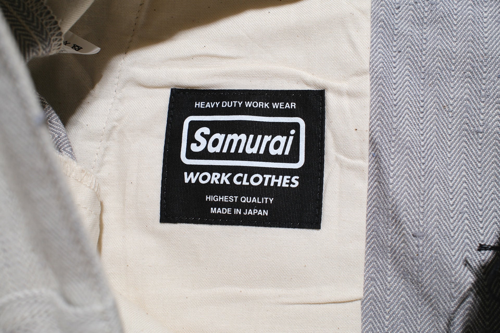 Samurai 13oz HBT Denim Work Shorts (Oatmeal)
