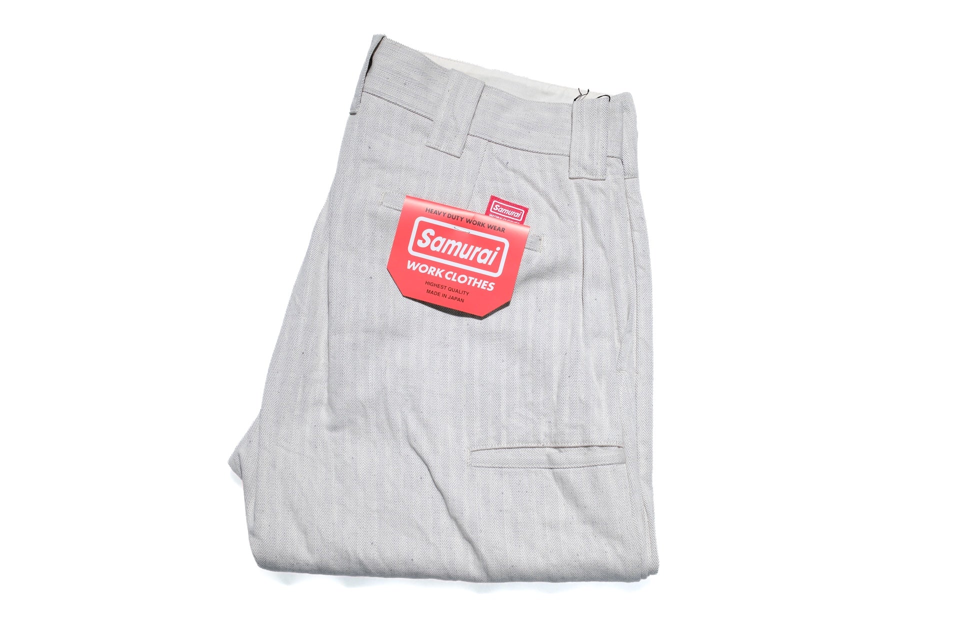 Samurai 13oz HBT Denim Double-Knee Work Pants (Oatmeal)