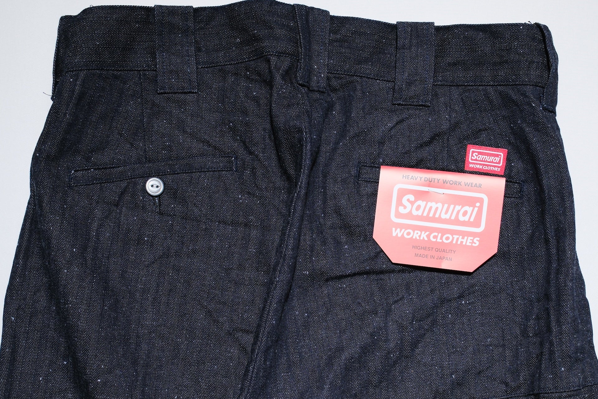 Samurai 13oz HBT Denim Double-Knee Work Pants (Indigo)