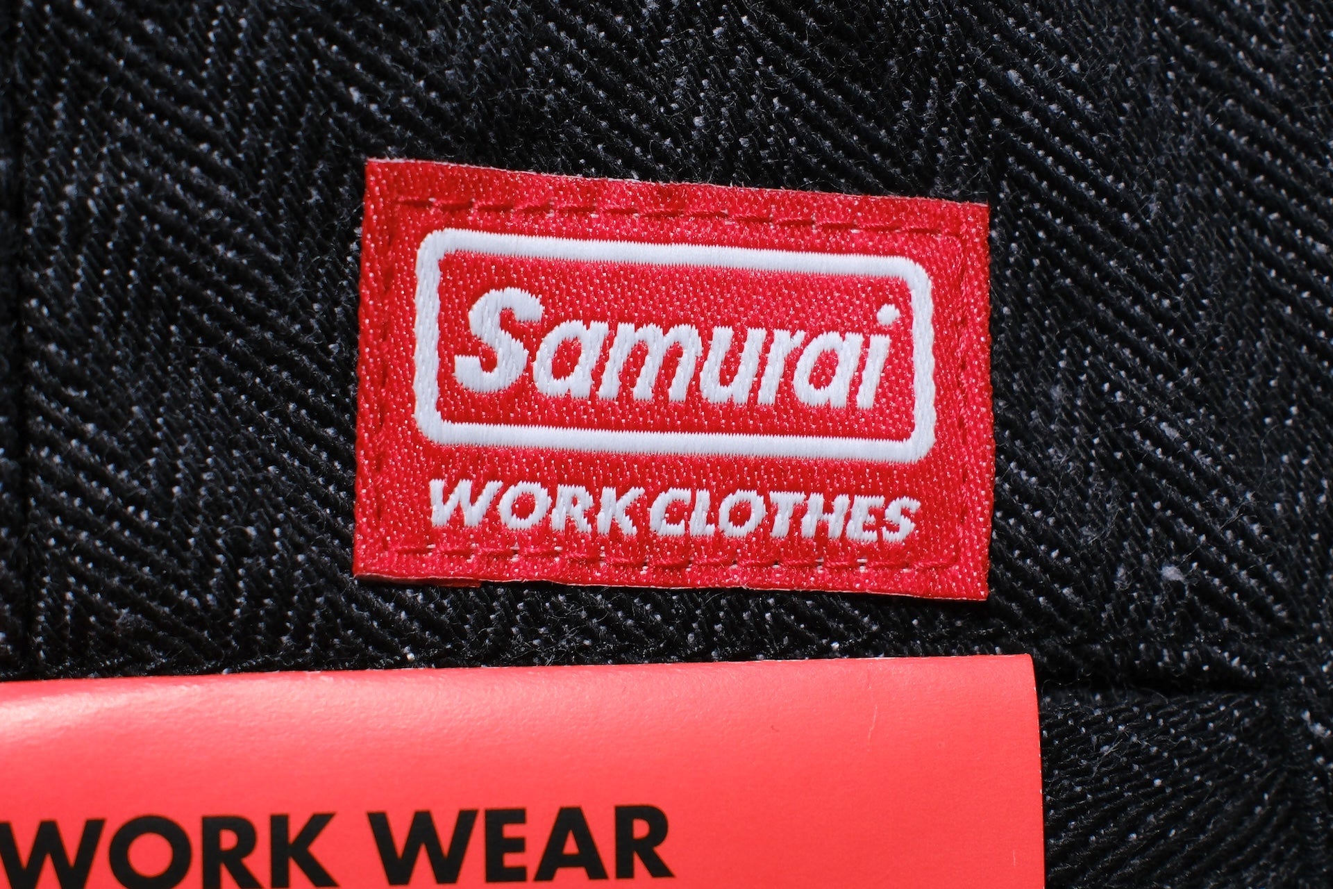 Samurai 13oz HBT Denim Double-Knee Work Pants (Black)