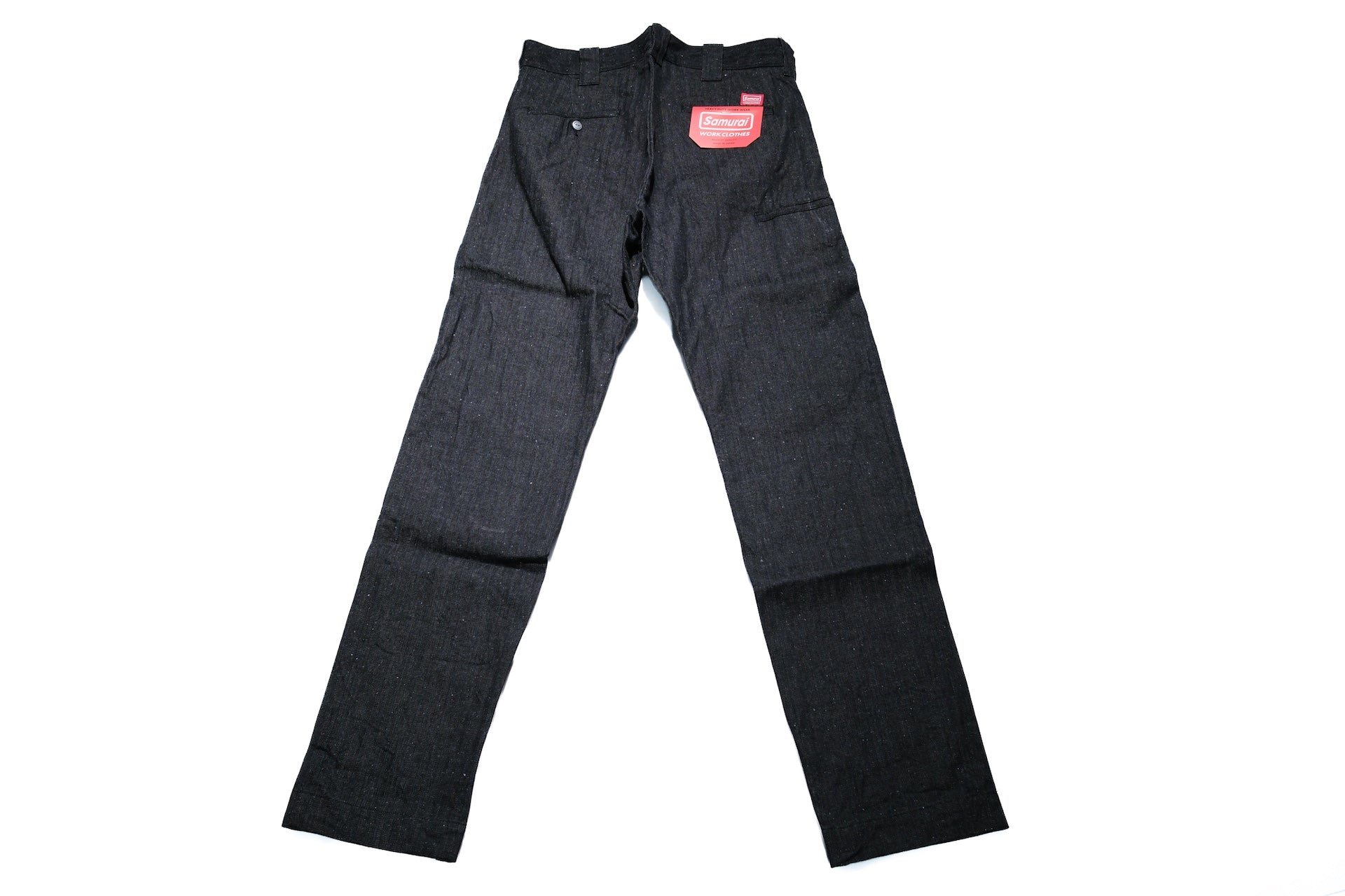 Samurai 13oz HBT Denim Double-Knee Work Pants (Black)
