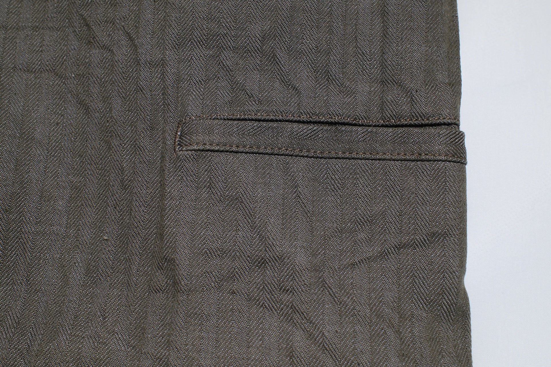 Samurai 13oz HBT Denim Double-Knee Work Pants (Olive)