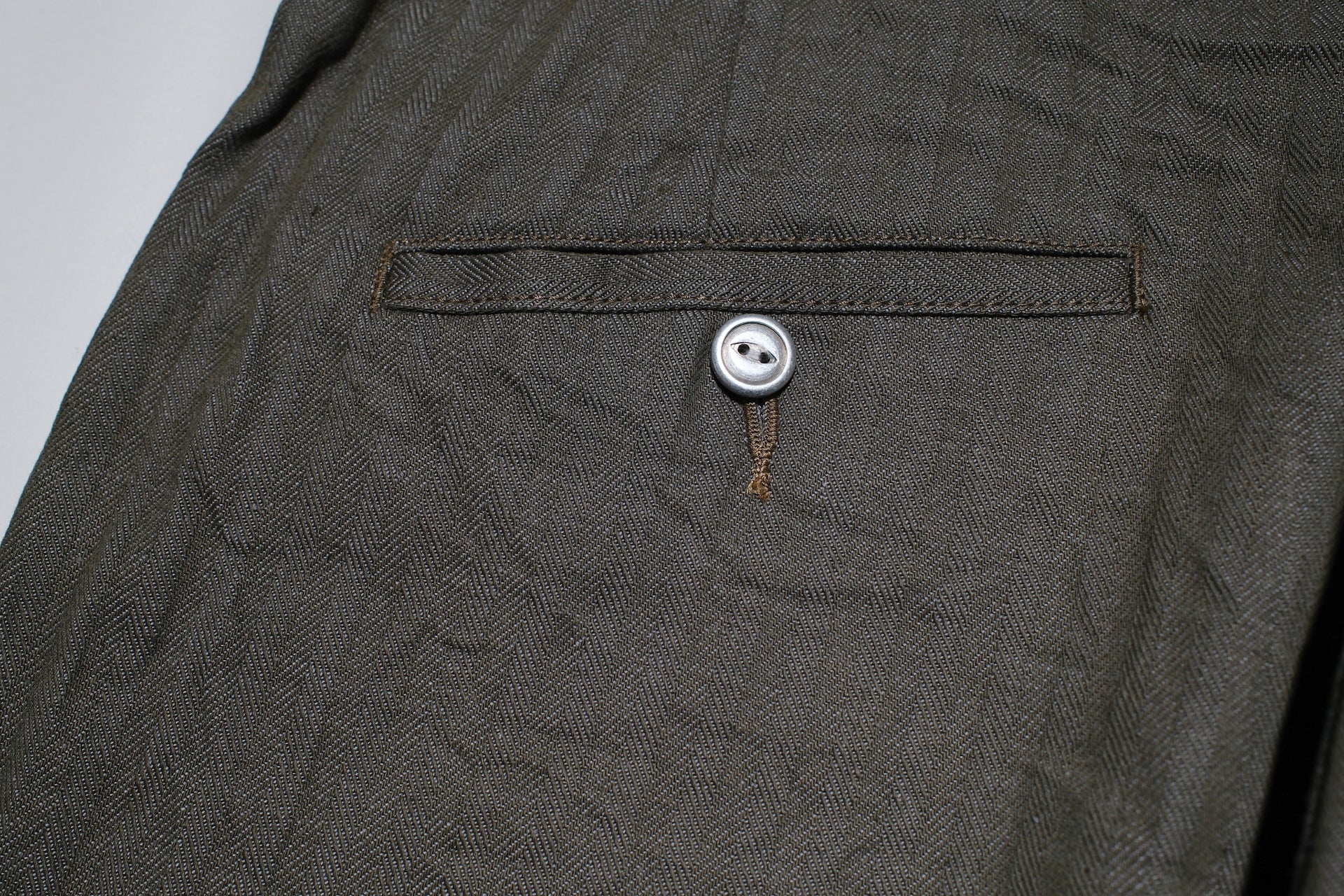 Samurai 13oz HBT Denim Double-Knee Work Pants (Olive)