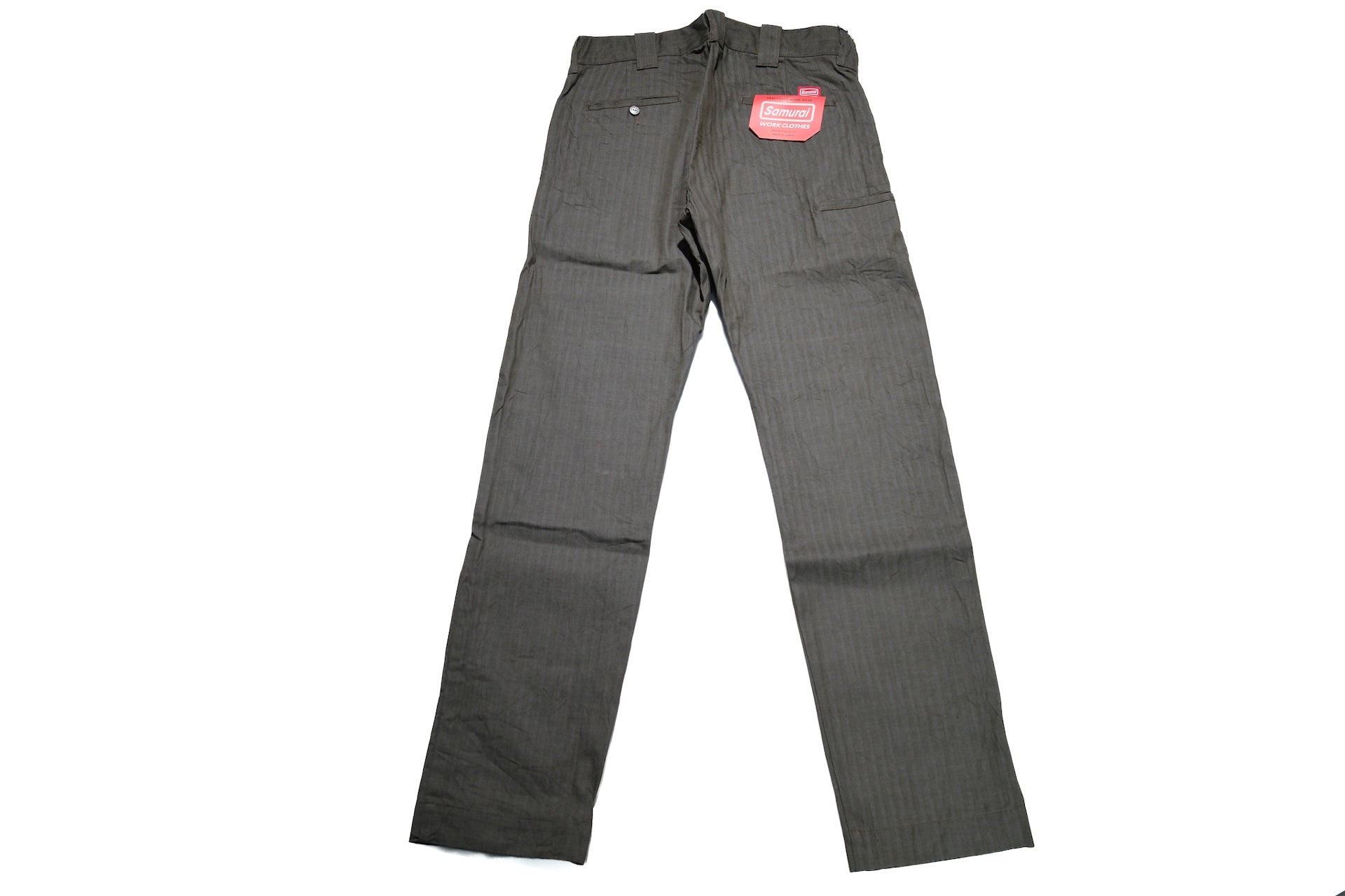 Samurai 13oz HBT Denim Double-Knee Work Pants (Olive)