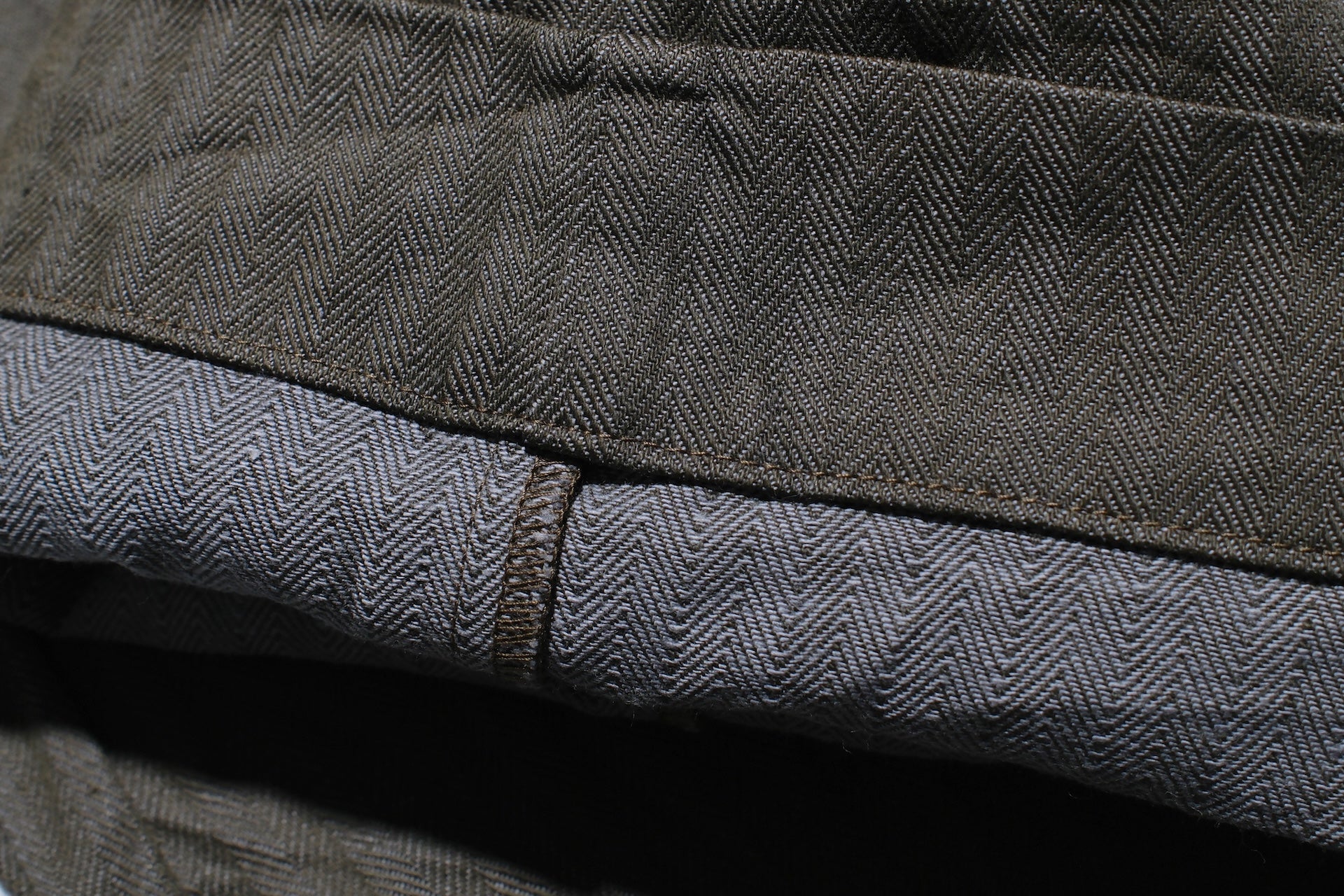 Samurai 13oz HBT Denim Double-Knee Work Pants (Olive)