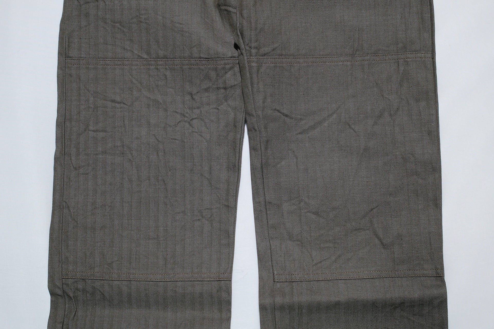 Samurai 13oz HBT Denim Double-Knee Work Pants (Olive)