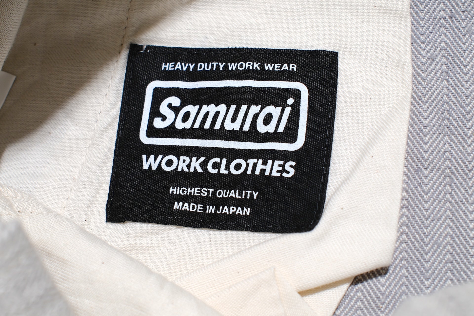 Samurai 13oz HBT Denim Double-Knee Work Pants (Oatmeal)