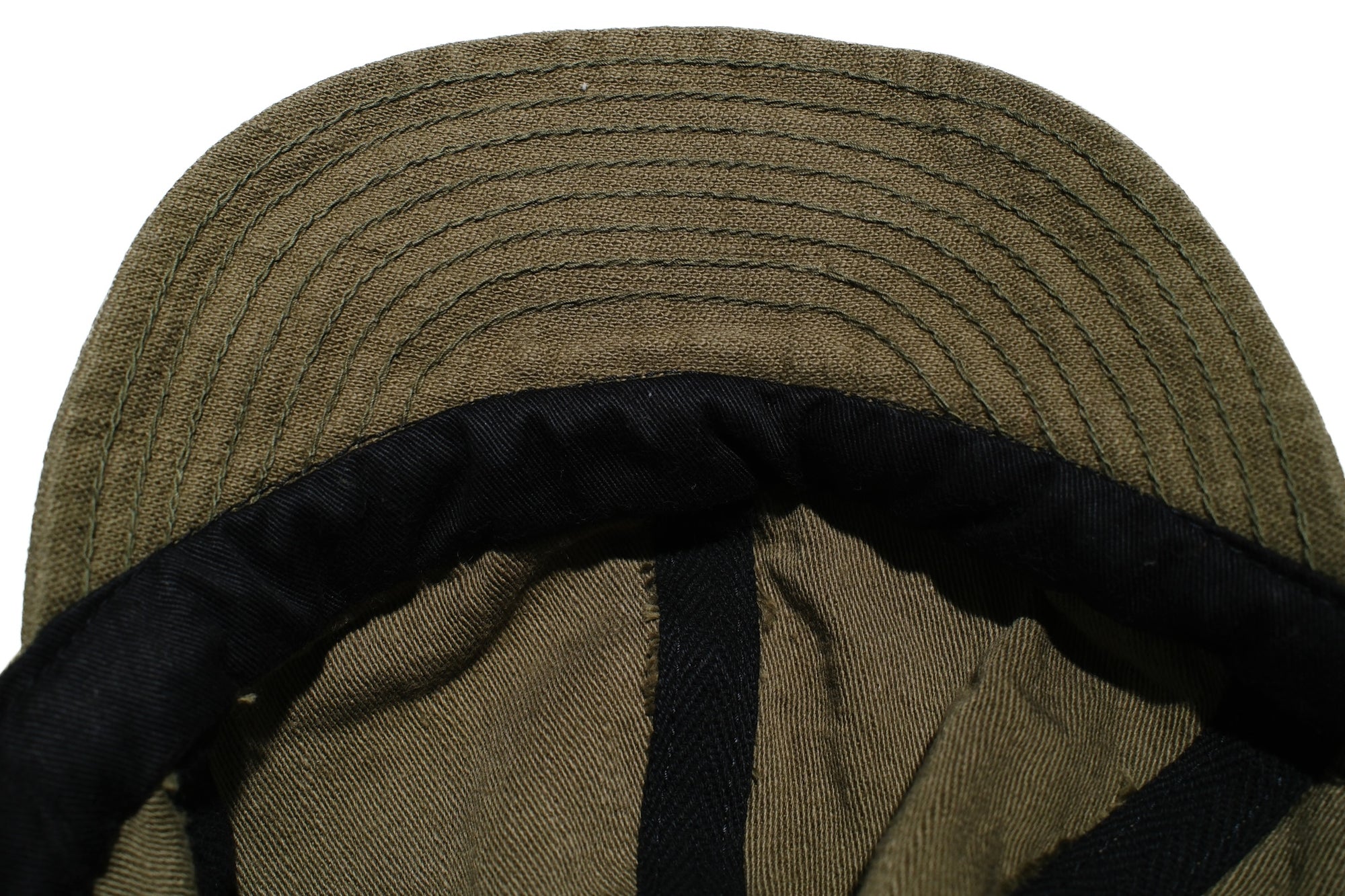 Samurai 15oz Selvage Back Satin Work Cap (Olive)