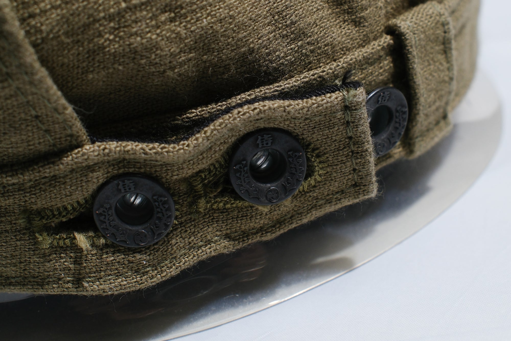Samurai 15oz Selvage Back Satin Work Cap (Olive)