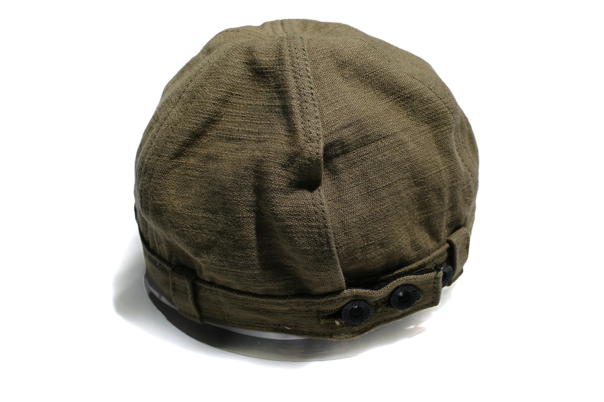 Samurai 15oz Selvage Back Satin Work Cap (Olive)