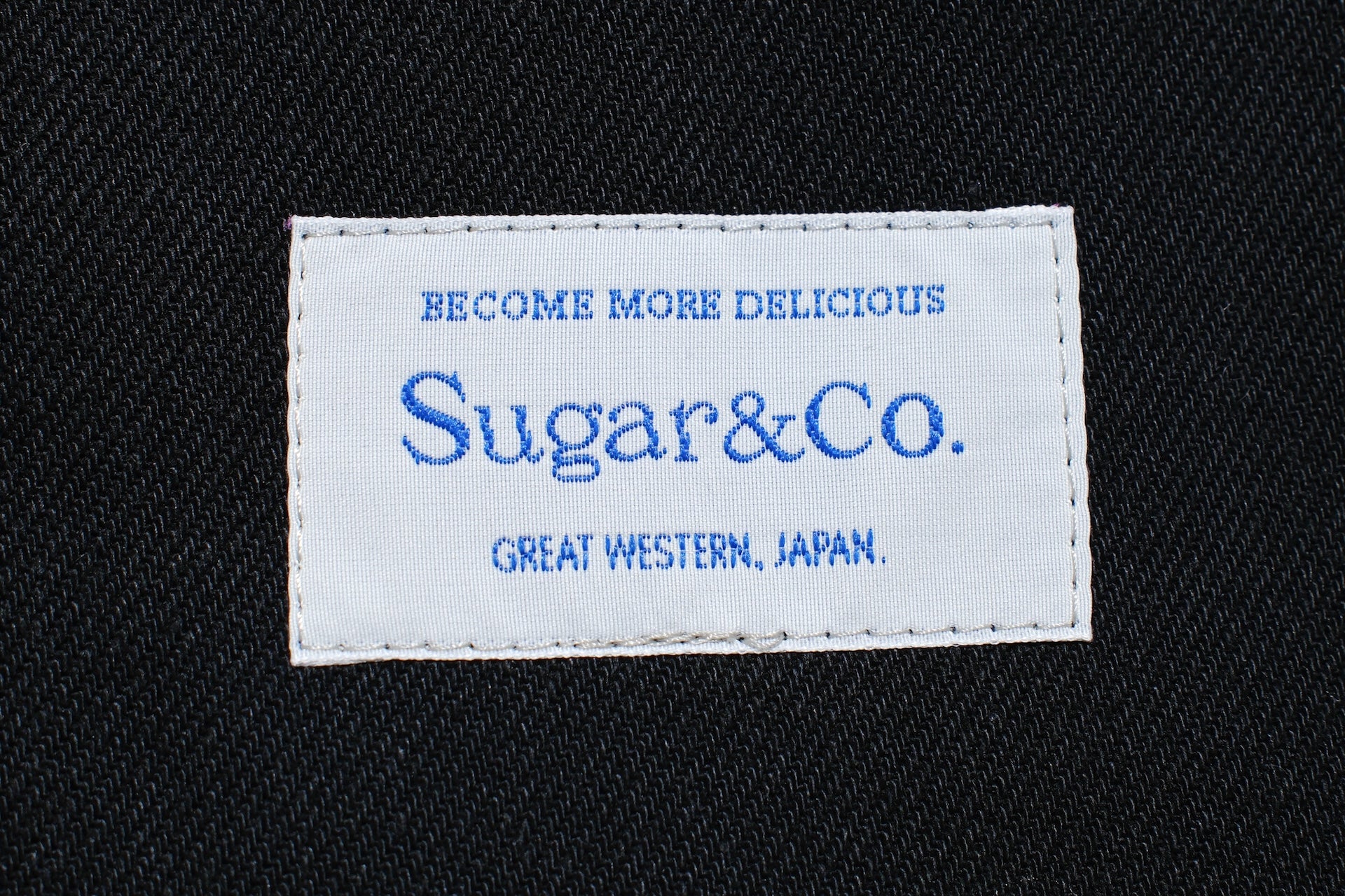 Sugar & Co. “Ivy Senior” 13.5oz Denim Tailored Blazer (Solid Black)