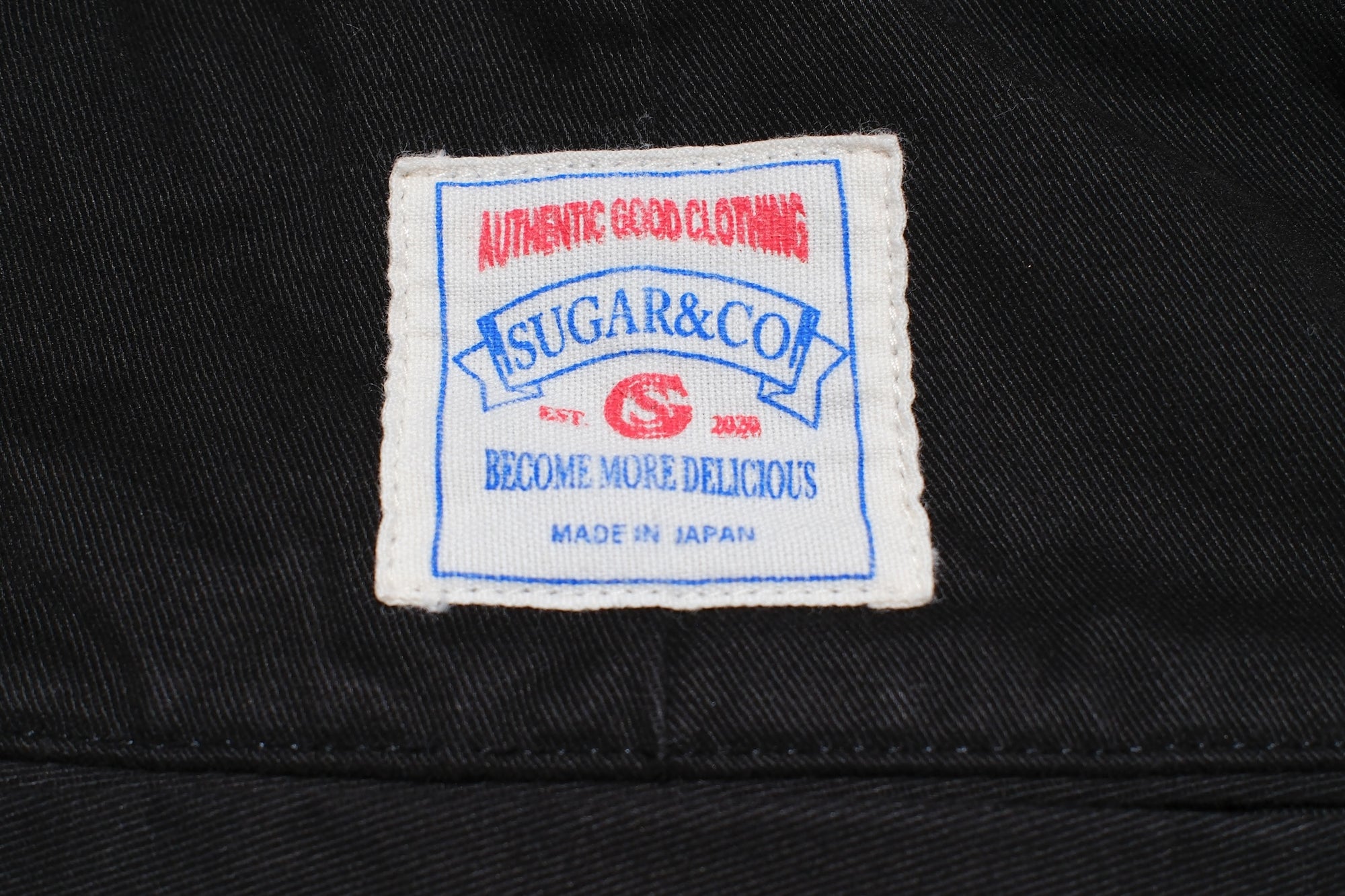 Sugar & Co. “Ivy Senior” Moleskin Loose-Straight Chino Trousers (Black)
