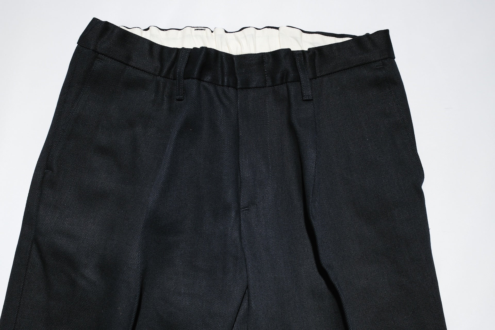 Sugar & Co. “Ivy Senior” 13.5oz Slim-fit Denim Trousers (Solid Black)