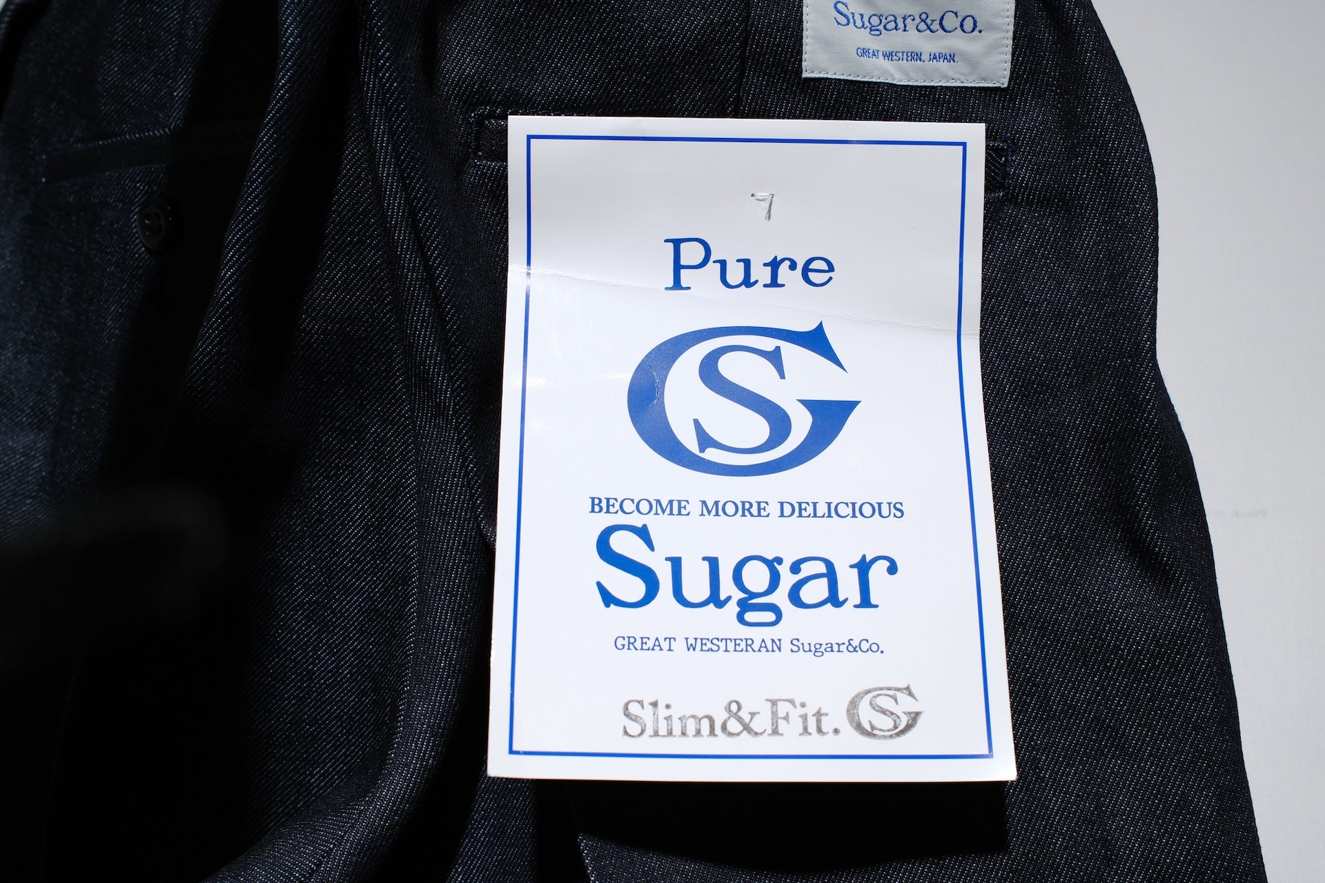 Sugar & Co. “Ivy Senior” 13.5oz Slim-fit Denim Trousers (Grand Indigo)
