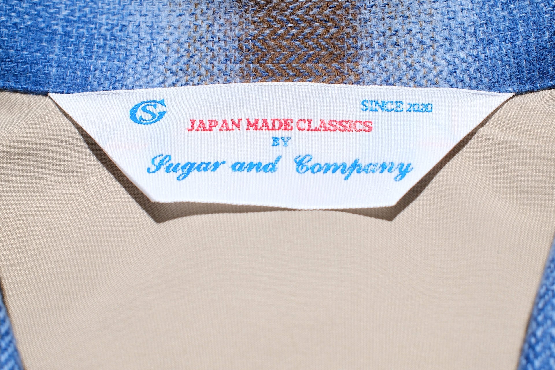 Sugar & Co. Medium-Weight Cotton Flannel L/S Open Collar Shirt (Dusty Blue)