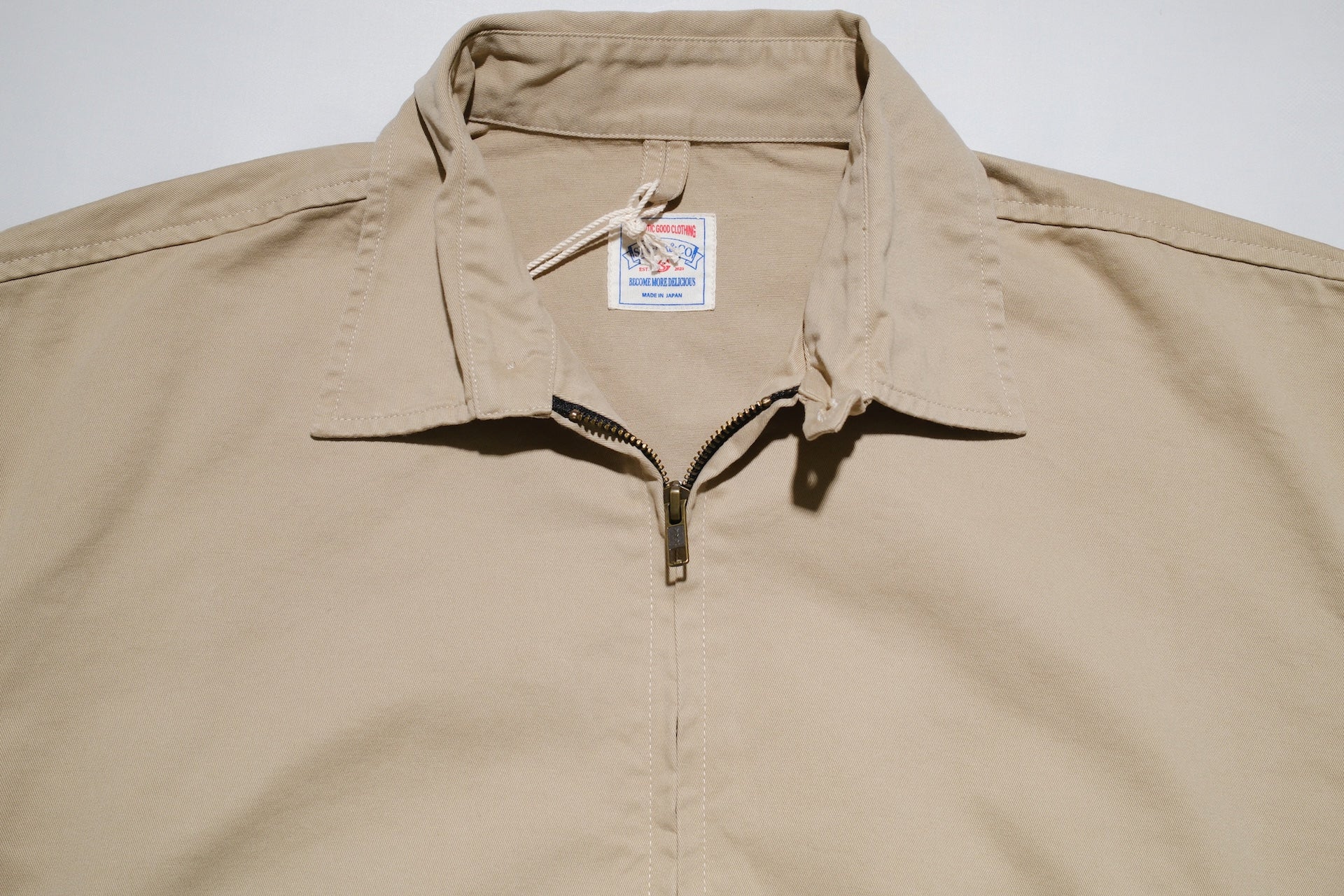 Sugar & Co. “Ivy Lecturer” Moleskin Swing Top Jacket (Beige)