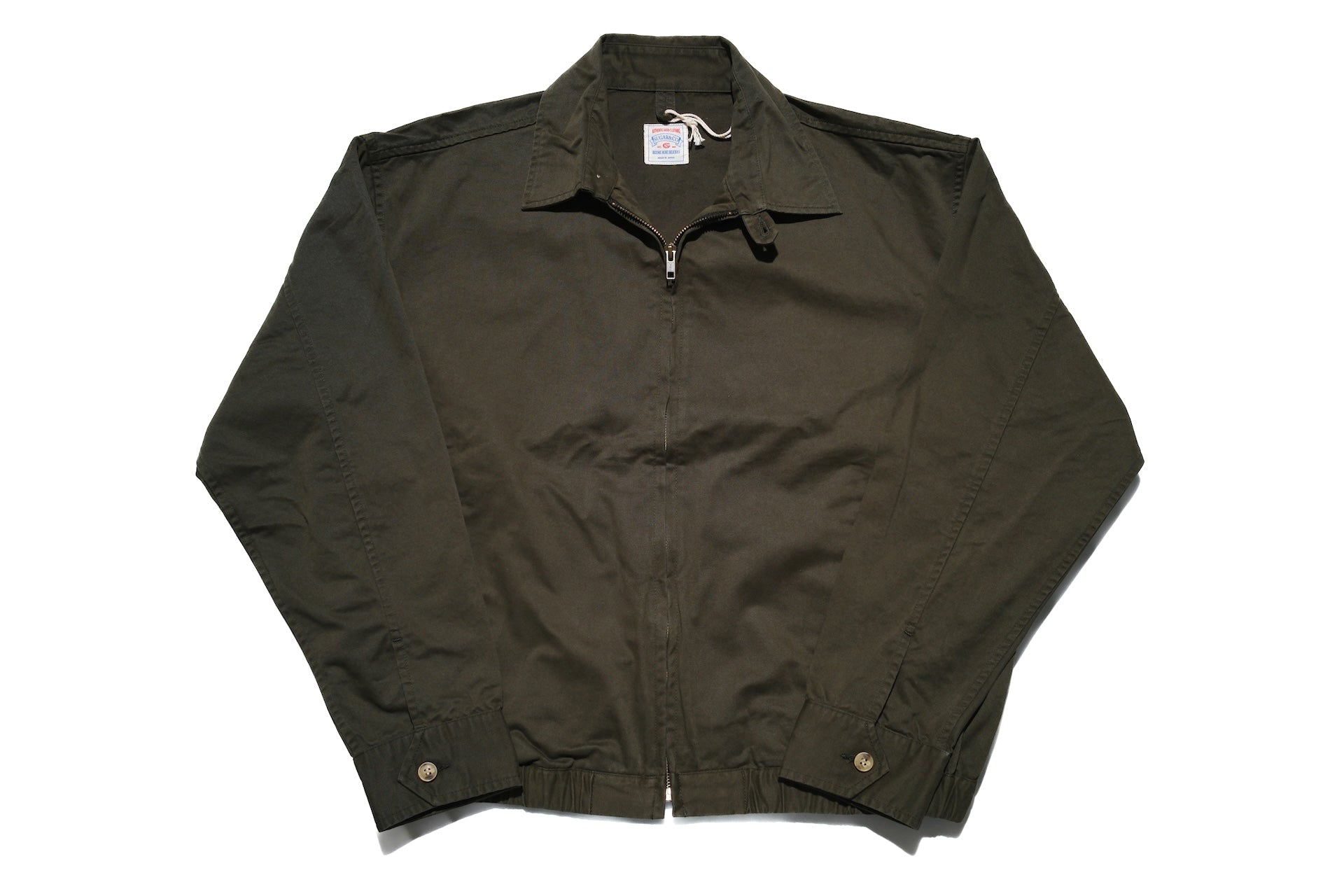Sugar & Co. “Ivy Lecturer” Moleskin Swing Top Jacket (Olive)