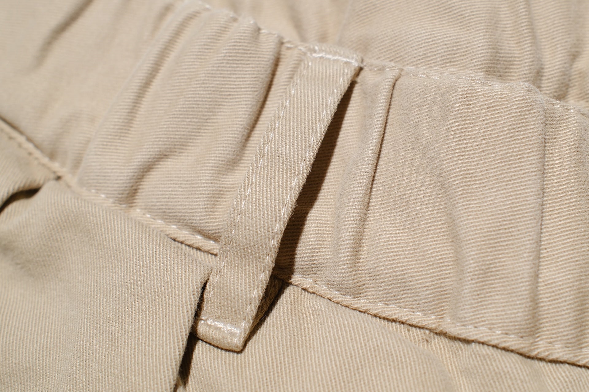 Sugar & Co. “Ivy Senior” Moleskin Loose-Straight Chino Trousers (Beige)