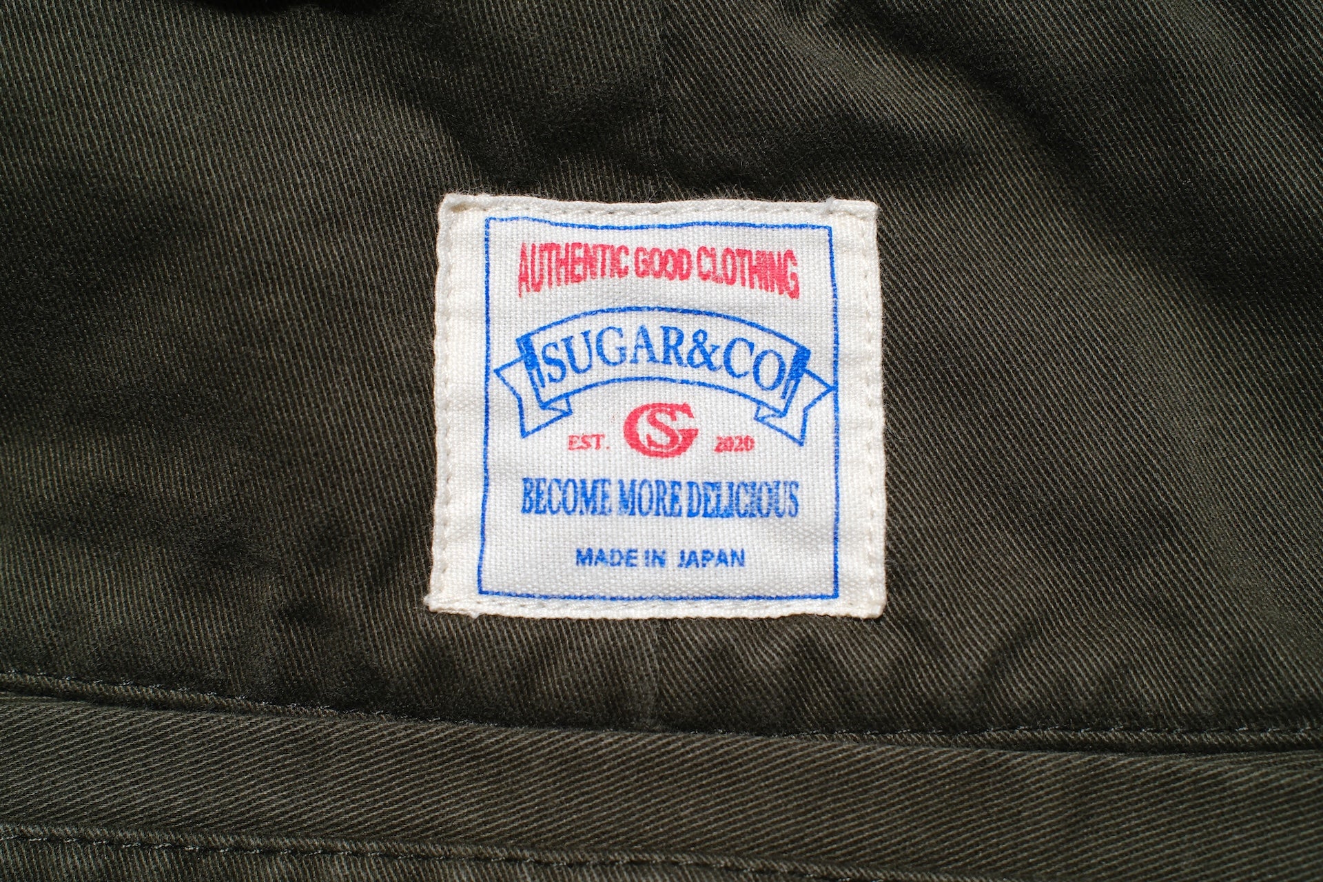 Sugar & Co. “Ivy Senior” Moleskin Loose-Straight Chino Trousers (Olive)