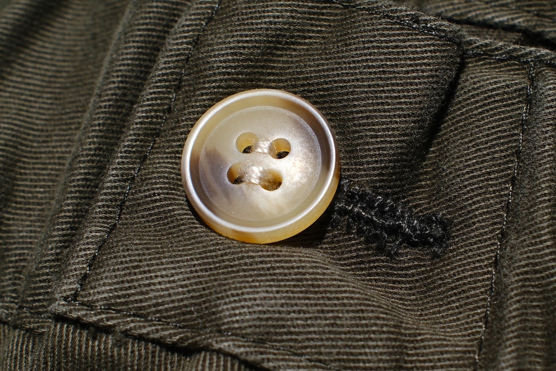 Sugar & Co. “Ivy Senior” Moleskin Loose-Straight Chino Trousers (Olive)
