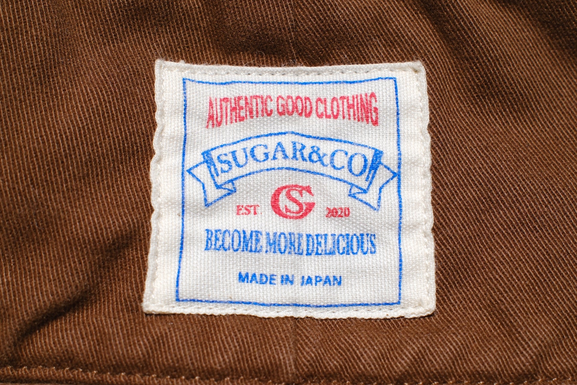 Sugar & Co. “Ivy Senior” Moleskin Loose-Straight Chino Trousers (Brown)