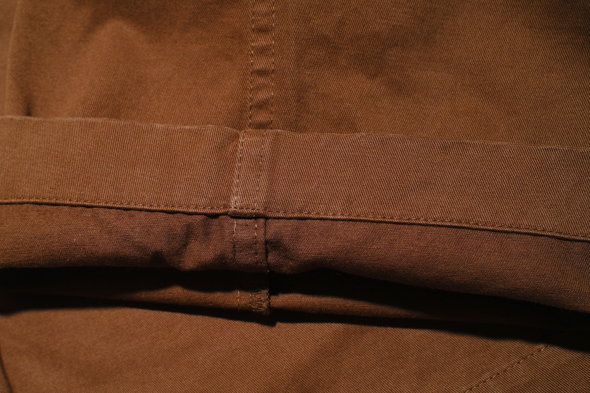 Sugar & Co. “Ivy Senior” Moleskin Loose-Straight Chino Trousers (Brown)