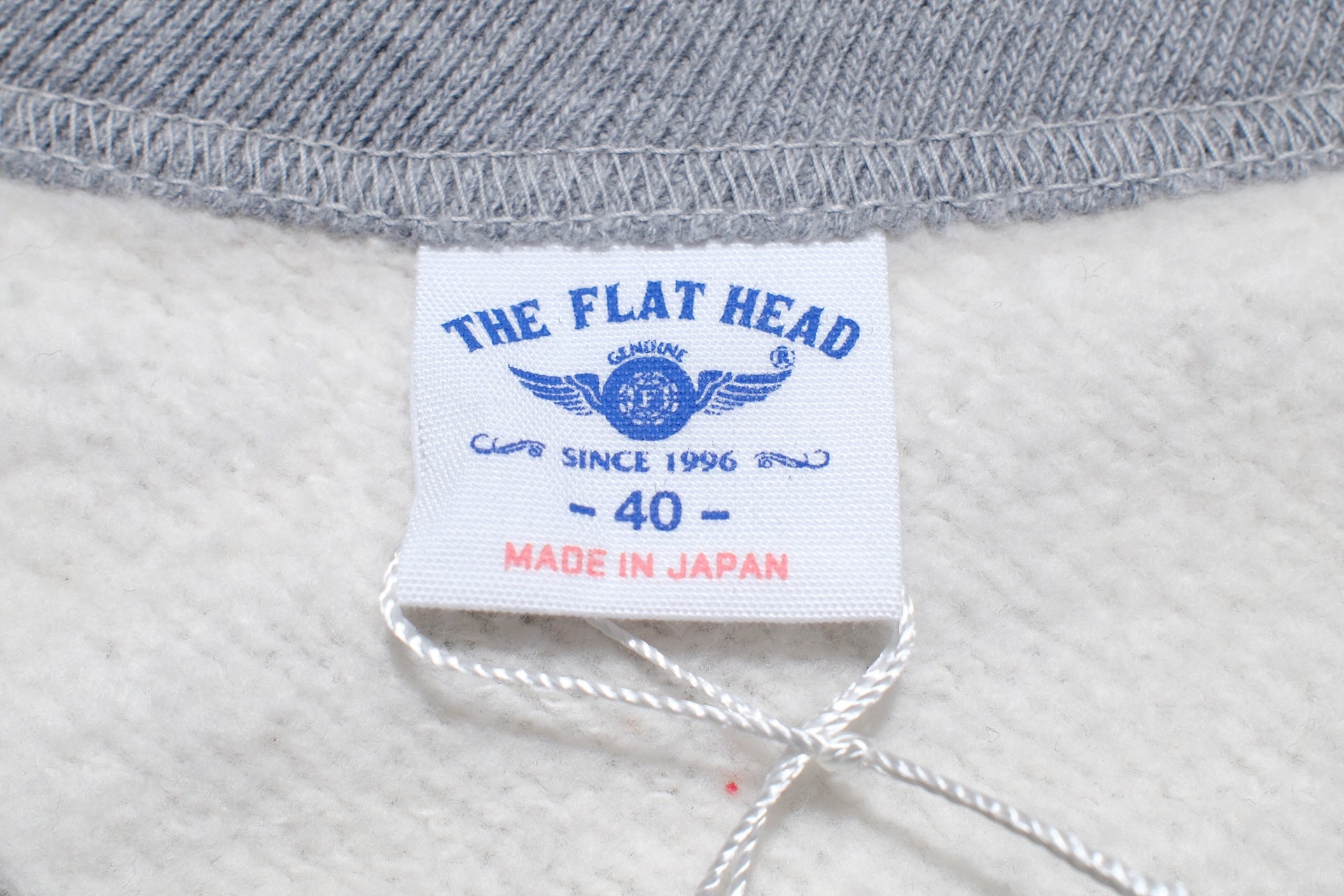 The Flat Head '26 Version 11oz Loopwheeled Sweatshirt (Grey)