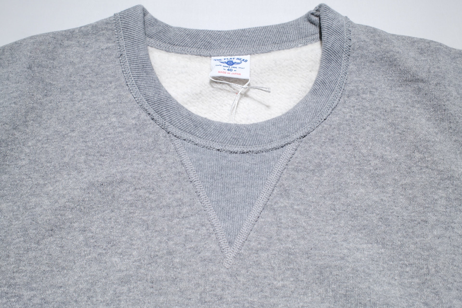 The Flat Head '26 Version 11oz Loopwheeled Sweatshirt (Grey)