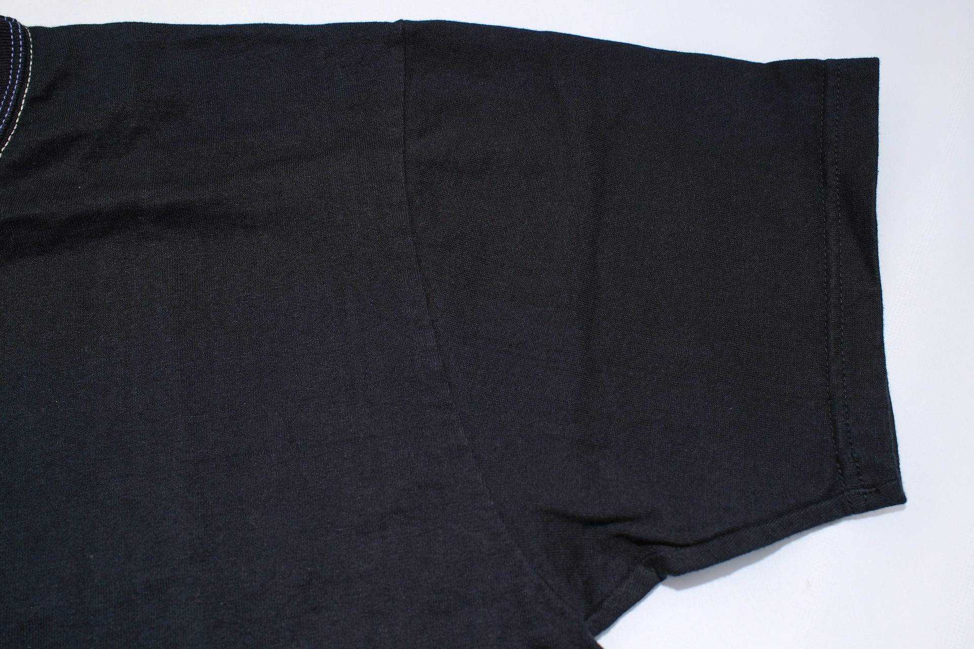 The Flat Head 9oz "Mountain Fuji" Loopwheeled Tee (Black)