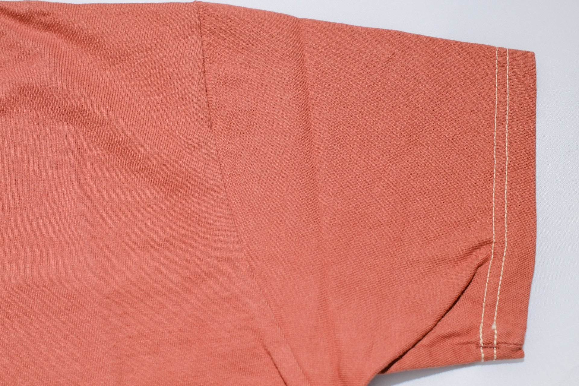 The Flat Head '26SS Version 9oz Loopwheeled Plain Tee (Brick Red)