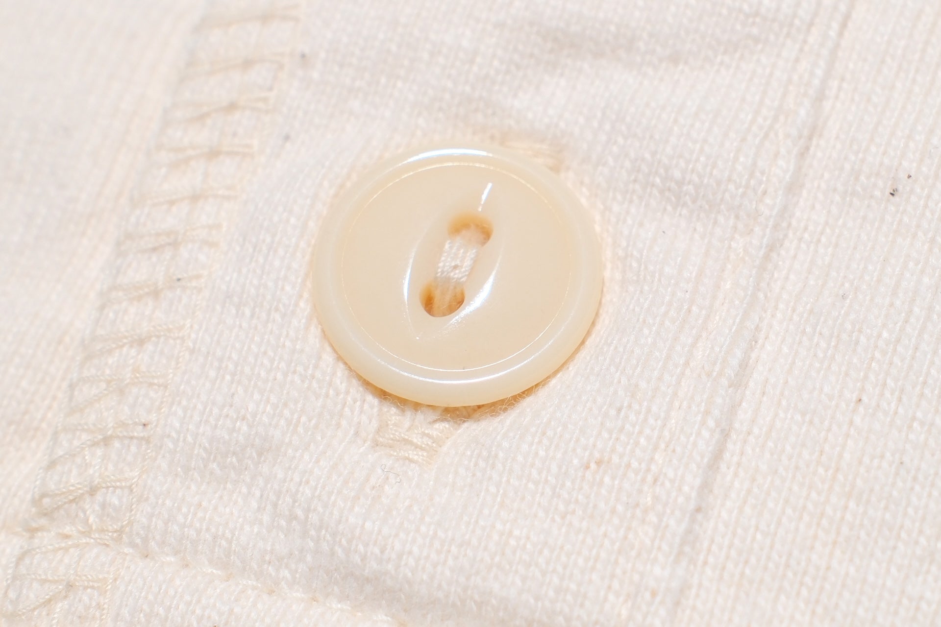 The Flat Head '26 Version 9oz Loopwheeled Henley Tee (Natural Ivory)