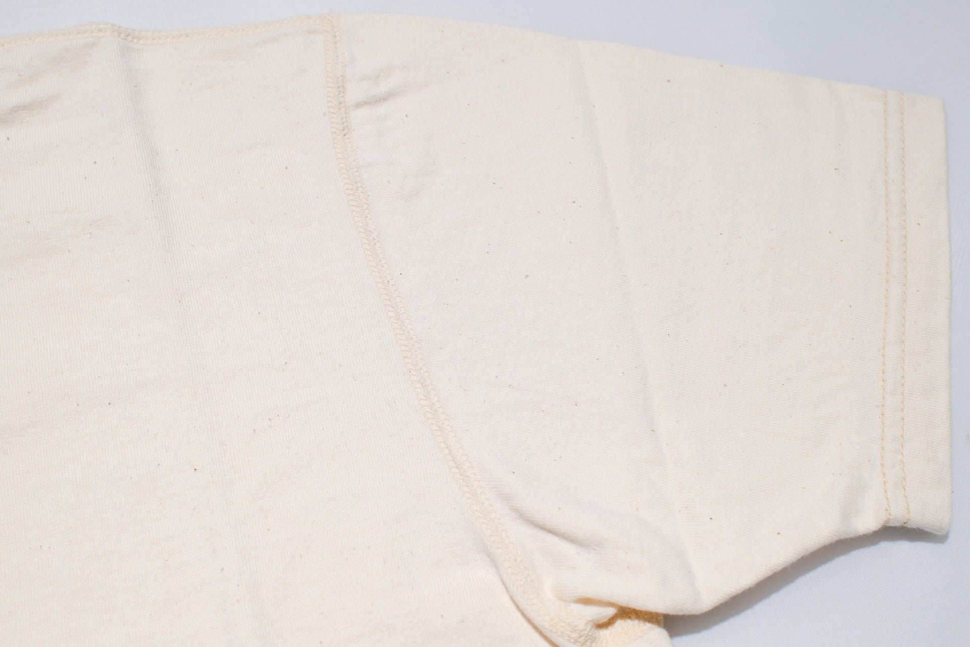 The Flat Head '26 Version 9oz Loopwheeled Henley Tee (Natural Ivory)