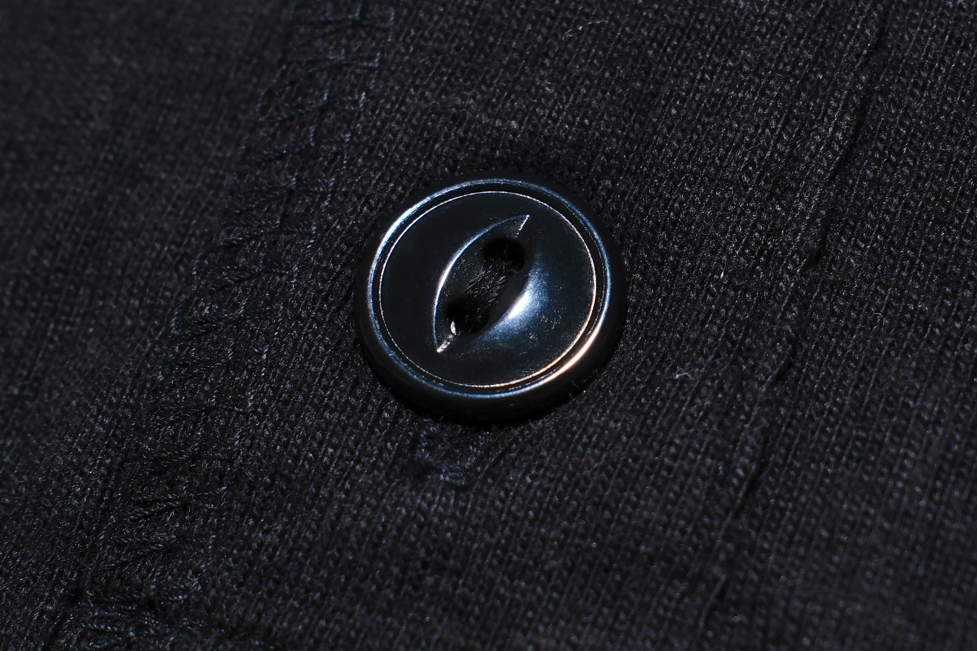 The Flat Head '26 Version 9oz Loopwheeled Henley Tee (Solid Black)