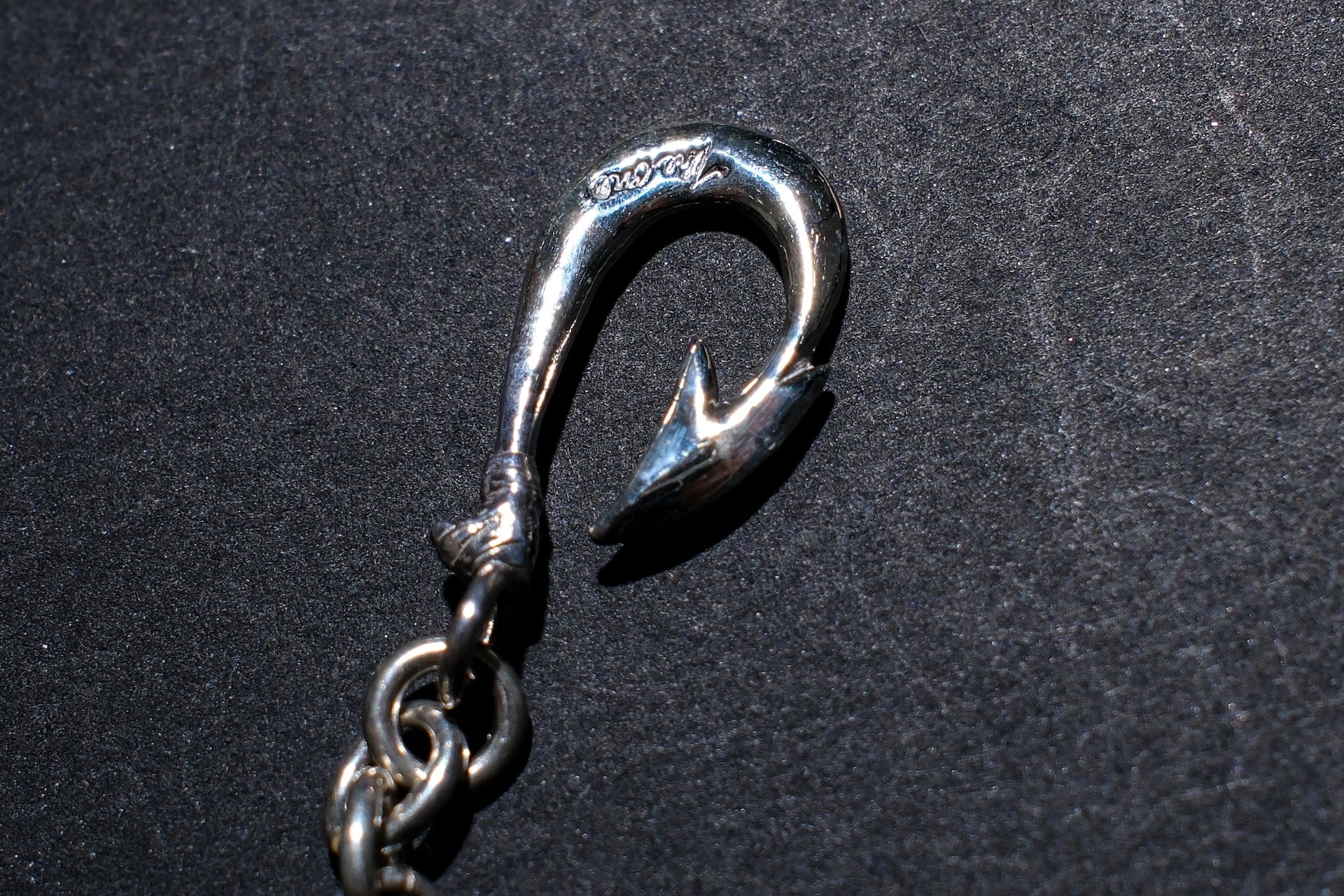 The One OCEAN "Round Azuki" Silver Chain with “Ocean Life” Pendant Hook (Large)